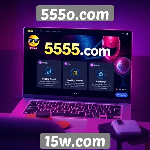 Análise da interface do usuário no 555o.com